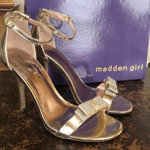 MADDEN GIRL Metallic Heels